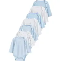 Next Tutina / body per bambino blu chiaro / marrone chiaro / bianco