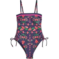 Ted Baker Costume intero modellante navy / verde / rosa / rosso