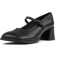 Camper per donna. K201799-001 Scarpe in pelle nera Kora (36), Nero, 5 a 8cm, Fibbia, Casual