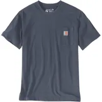 Carhartt Workw Pocket S/S T-shirt Uomo (XL, blu)