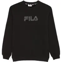 FILA Unisex Zanten Logo Crew Sweat Black Taglia: S | Maglioni a maglia Outlet | Unisex | Nero