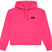 FILA Zilona Cropped Loose Hoodie Pink Yarrow Taglia: XL | Felpe con cappuccio Outlet | Donna | Rosa