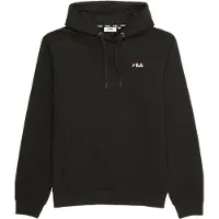 FILA Zevenar Logo Hoodie Black Taglia: M | Felpe con cappuccio Outlet | Uomo | Nero