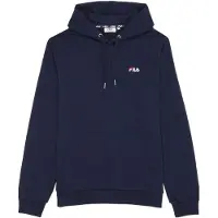 FILA Zevenar Logo Hoodie Black Iris Taglia: S | Felpe con cappuccio Outlet | Uomo | Nero