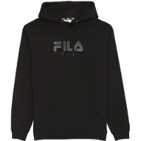 FILA Unisex Zoltan Logo Hoody Black Taglia: S | Felpe con cappuccio Outlet | Unisex | Nero