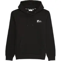 FILA Zwickau Graphic Logo Hoodie Black Taglia: XS | Felpe con cappuccio Outlet | Uomo | Nero