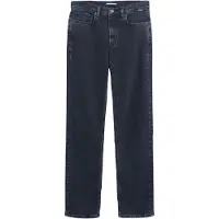 Armedangels Women's Carenaa Mid Straight Jean Jeans Donna (46 - Length: 34'', nero)