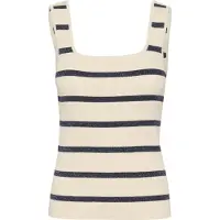 Kaffe Top in maglia 'KAMorita' navy / bianco lana