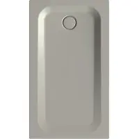 Bette Receveur de douche rectangulaire BetteUltra avec support de baignoire minimum, 1300x750x35mm, 5785-416T1, 5785-416T1