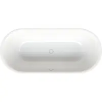 Bette BetteLux Oval Baignoire, version encastrable, 1800x800x450mm, 3466-000Plus, 3466-000Plus