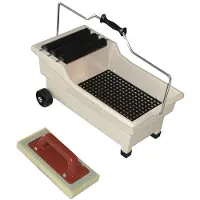 Raimondi Vaschetta Lavaggio "Pulirapid" Lt.20 Kit Griglia 3 Rulli E 1 Frattone - cm.56x30x30h. - portata lt.20