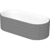 Bette BetteLux Oval Couture Baignoire, 1800x800x450mm, 3466-000TX, 3466-000TX