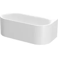 Bette BetteLux Oval Silhouette I Baignoire en applique, 2 inclinaisons du dossier, 1700x800x450mm, 3415-000CWVVS, 3415-000CWVVS