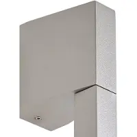 LINDBY Applique da esterni LED Neano, 90 cm, grigio pietra, IP54