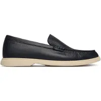 BOSS per uomo. 50536173 Mocassini in pelle Sienne blu navy (43), Basso, Nessuno, Casual, Da sera, Classico