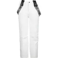 CMP Kid's Salopette Twill Pantaloni da sci Bambini (164, bianco)
