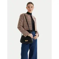 Calvin Klein Hardware Flap Medium Crossover Bag Black/tumbled Deep Gold Taglia: OS | Borse a mano Outlet | Donna | Giallo