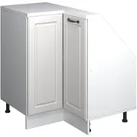 Vicco Mobile cucina angolare per sottotetto R-Line Bianco rustico 75.6 cm con 1 porta, Model 59126