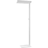 Arcchio Piantana LED Logan Pro, bianca, sensore, dimmerabile