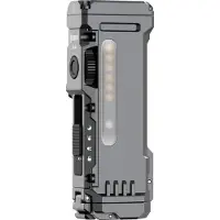 Wuben X4 Grey, torcia tattica ricaricabile per bicicletta e EDC, 1500 lumen