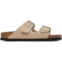 Birkenstock Women's Arizona BS Birko-Flor Triples Sandali Donna (42 - Narrow, beige)