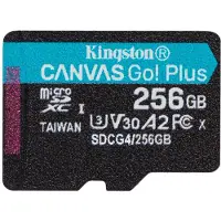 Kingston Scheda Di Memoria Canvas Go! Plus 256gb Microsdxc Uhs-i