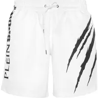 Plein sport Pantaloncini jogging in tessuto tecnico stretch