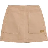 Armedangels Women's Workwear Canvas Mini Skirt Gonna Donna (M, beige)