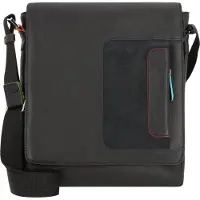 Mywalit Borsa a tracolla Vera Pelle 22 cm nero