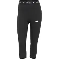 Adidas Pantaloni sportivi 'TECHFIT Capri' blu notte / nero / bianco