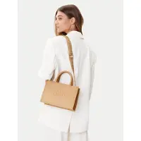 Tous per donna. 2002192144 Borsa shopper media Brenda, beige (OSFA), Casual, Poliuretano