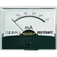 Voltcraft AM-60X46/1MA/DC Dispositivo di misura incorporato AM-60X46/1mA/DC 1 mA a bobina mobile (AM-60X46/1MA/DC)