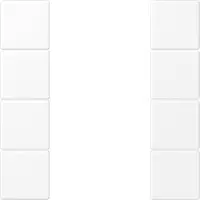 JUNG Set di pulsanti completo a 4 ingressi LS504TSAWWM (LS504TSAWWM)