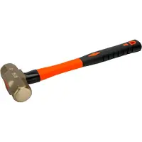 Bahco Mazza Anti-scintilla Con Testa In Alluminio Bronzo E Manico In Fibra Di Vetro 5kg