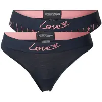 Emporio Armani per donna. EW000404_AF19049 Set di 2 mutandine brasiliane blu navy (M), Homewear, Cotone