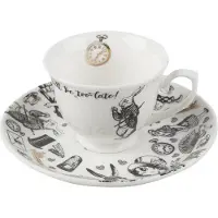 V And A Tazzina E Piattino Per Espresso Alice Nel Paese Delle Meraviglie