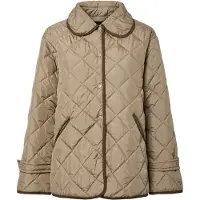 Pieces Giacca di mezza stagione marrone / greige