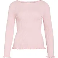 Vila Vibelia Scollo A Barchetta Top A Maglia