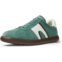 Camper per uomo. K100937-031 Sneakers in pelle verde chiaro di Pelotas Soller (44), Basso, Stringhe, Casual