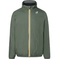 K-way - Giacca isolante, impermeabile e comprimibile - Le Vrai 4.0 Claude Warm Green Blackish per Uomo in Pelle - Taglia S - Verde