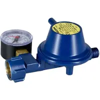 Talamex Regolatore Di Pressione Del Gas Gok Dritto 30mbar Con Manometro