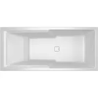 Riho Still Shower Baignoire rectangulaire, avec cas , à encastrer, avec vidage/trop-plein, 2 places, blanc, B103015005, B103015005