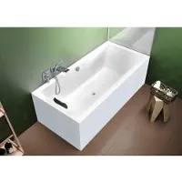 Riho Lugo Baignoire rectangulaire, version droite, PlugPlay, 2 places, blanc, B132015005, B132015005