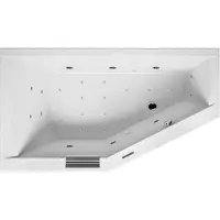Riho Geta Baignoires, asymétriques, version droite, avec système Joy, 1 place, blanc, B029005005, B029005005