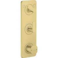 Axor hansgrohe Citterio C Module thermostatique 380/120 encastré avec plaque pour 2 consommateurs, 49700950, 49700950