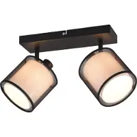TRIO Lighting Faretto da soffitto Burton, allungato, a 2 luci
