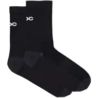 POC Cadence Road Socks Calze da ciclismo (37-39 - S, nero)