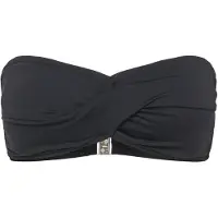 Seafolly Women's Collective Twist Bandeau Parte superiore bikini Donna (44, nero)