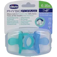 Chicco Physio Soft Silicone Pacifier Blue 6-12M