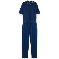 Scotch & Soda Indigo Tencel Denim Washed All In One With Beading Details | Taglia: 36 | Tute Outlet | Donna | Blu